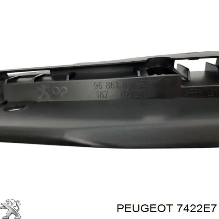 Compre 7422E7 Peugeot/Citroen Consola central do pára-choque dianteiro