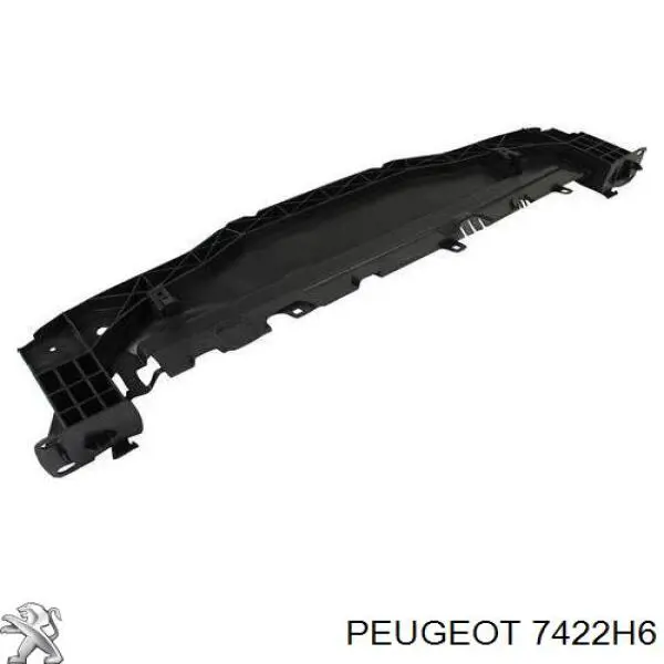 7422H6 Peugeot/Citroen Absorvedor (enchido) do pára-choque dianteiro