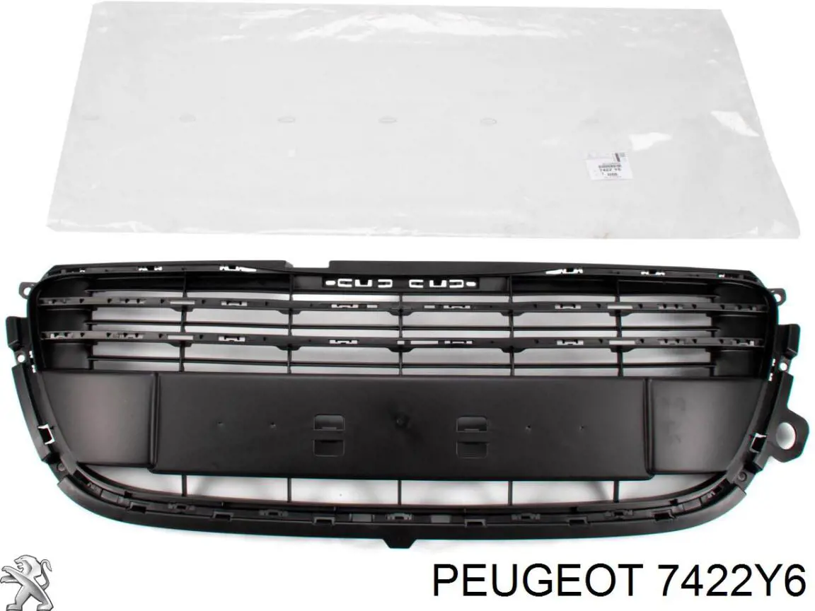 7422Y6 Peugeot/Citroen Grelha do radiador