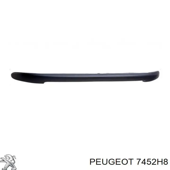 Placa sobreposta do pára-choque dianteiro Peugeot/Citroen 7452H8 preço, a partir de 19,40 USD