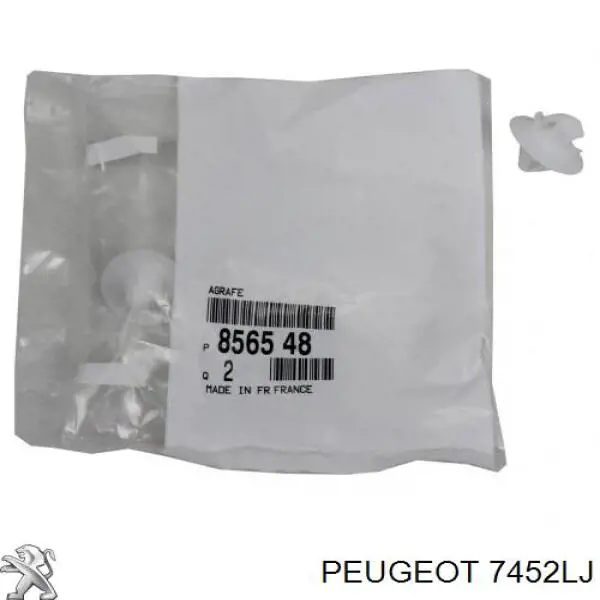 Moldura central do pára-choque traseiro Peugeot/Citroen 7452LJ preço, a partir de 159,29 USD