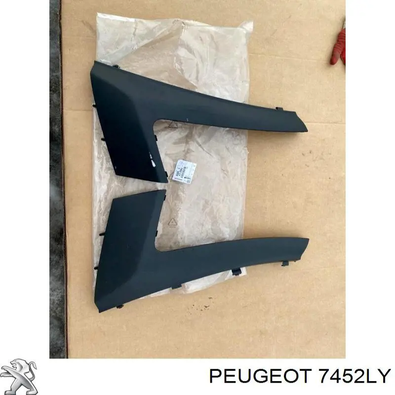 Ripa (placa sobreposta) da luz esquerda Peugeot/Citroen 7452LY preço, a partir de 52,23 USD