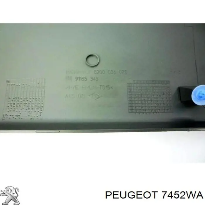 Moldura do pára-choque traseiro Peugeot/Citroen 7452WA preço, a partir de 99,17 USD