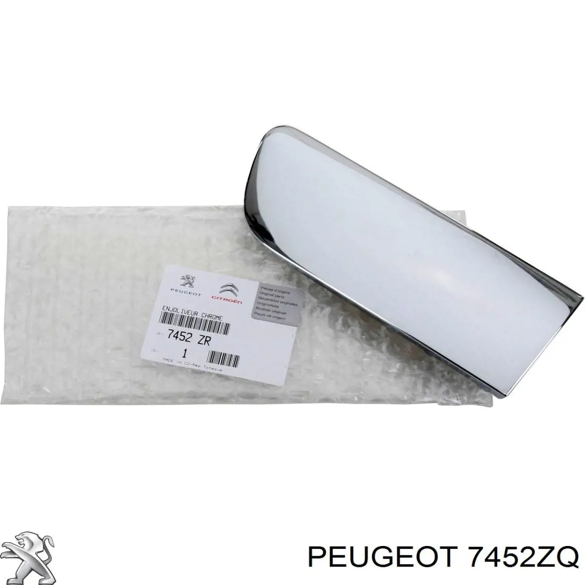Moldura de grelha do pára-choque dianteiro Peugeot/Citroen 7452ZQ preço, a partir de 95,17 USD