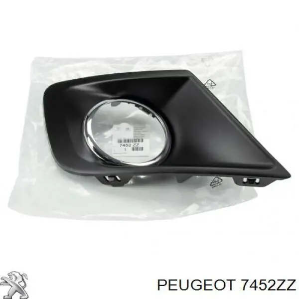 Tampão (grelha) das luzes de nevoeiro do pára-choque dianteiro direito Peugeot/Citroen 7452ZZ preço, a partir de 64,80 USD