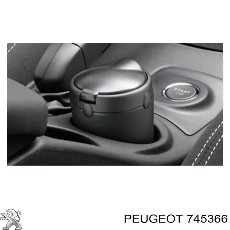 Compre 745366 Peugeot/Citroen Tampão (grelha) das luzes de nevoeiro do pára-choque dianteiro esquerdo