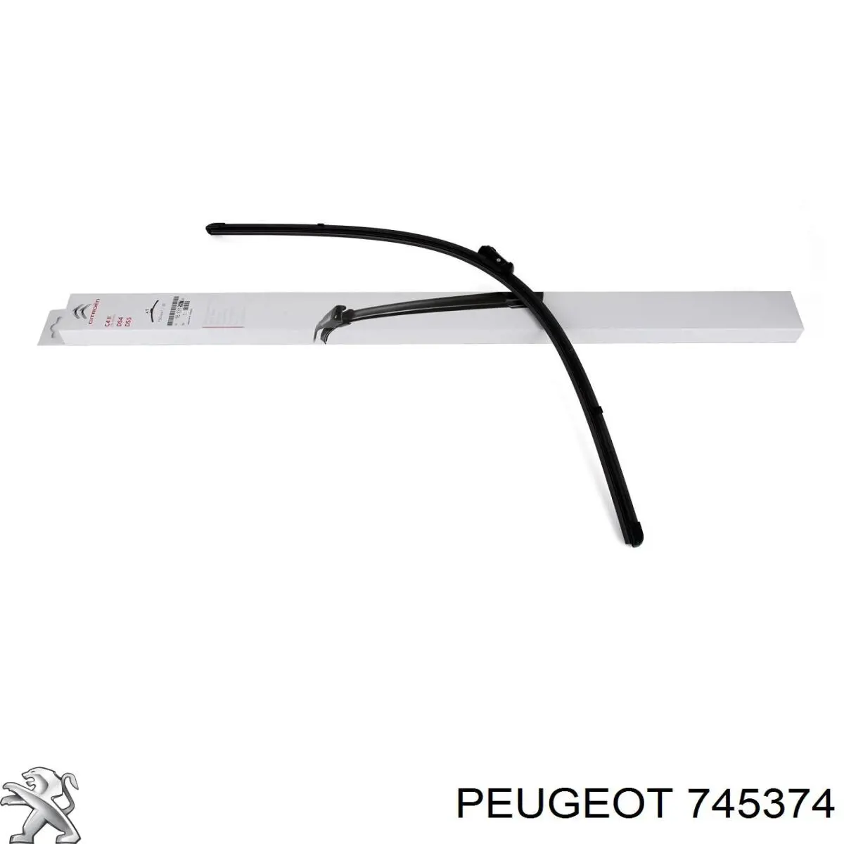 Borda (orla) das luzes de nevoeiro esquerda 745374 Peugeot/Citroen