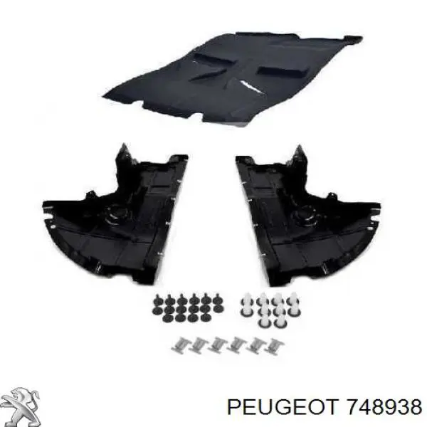 Proteção de motor, de panela (da seção de motor) Peugeot/Citroen 748938 preço, a partir de 60,71 USD