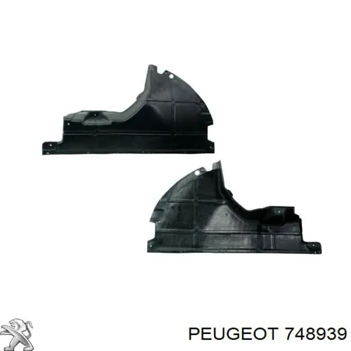 Proteção de motor direito Peugeot/Citroen 748939 preço, a partir de 135,85 USD