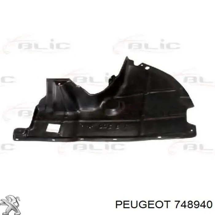 Compre 748940 Peugeot/Citroen Proteção de motor esquerdo