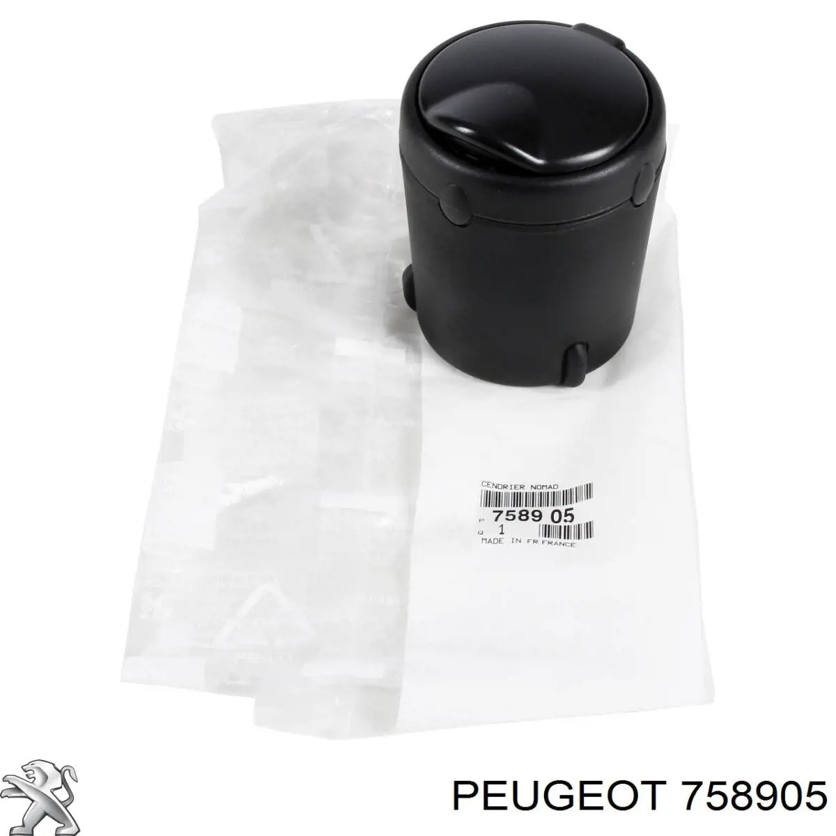 0000758905 Peugeot/Citroen Cinzeiro de consola central