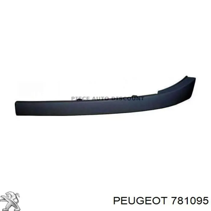 Ripa (placa sobreposta) da luz esquerda Peugeot/Citroen 781095 preço, a partir de 14,31 USD