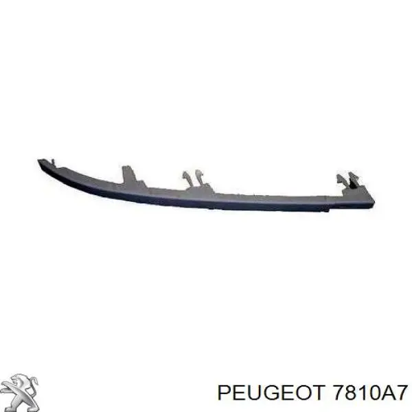 Ripa (placa sobreposta) da luz direita Peugeot/Citroen 7810A7 preço, a partir de 10,01 USD
