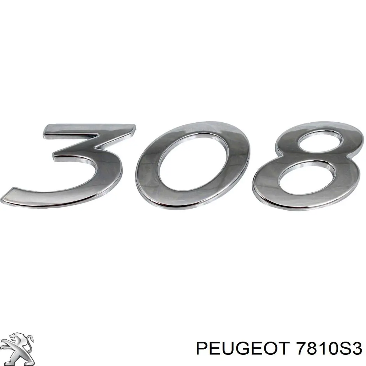 Emblema de tampa de porta-malas (emblema de firma) Peugeot/Citroen 7810S3 preço, a partir de 41,09 USD