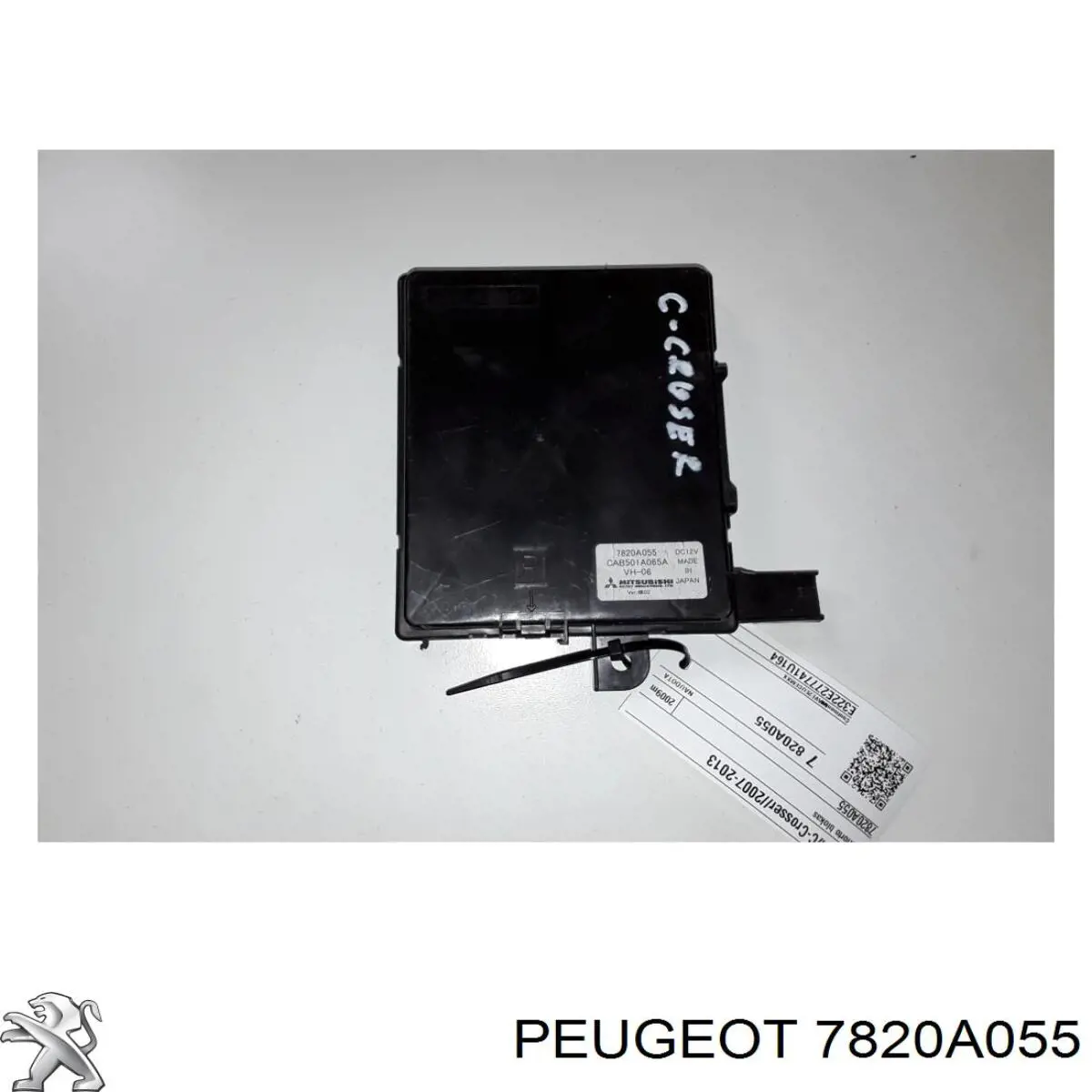 Módulo de direção (Centralina eletrônica) de climatização 7820A055 Peugeot/Citroen