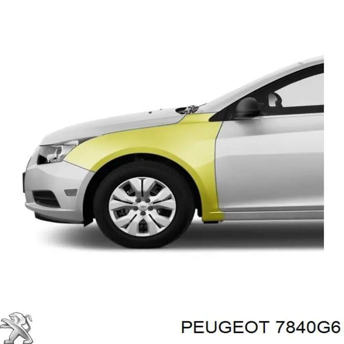 Compre 7840G6 Peugeot/Citroen Pára-lama dianteiro esquerdo