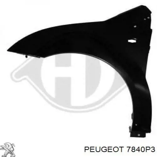 Pára-lama dianteiro esquerdo Peugeot/Citroen 7840P3 preço, a partir de 129,40 USD