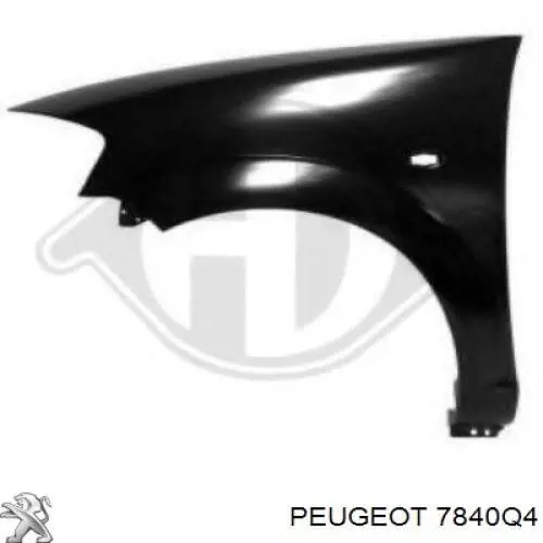 7840Q4 Peugeot/Citroen Pára-lama dianteiro esquerdo