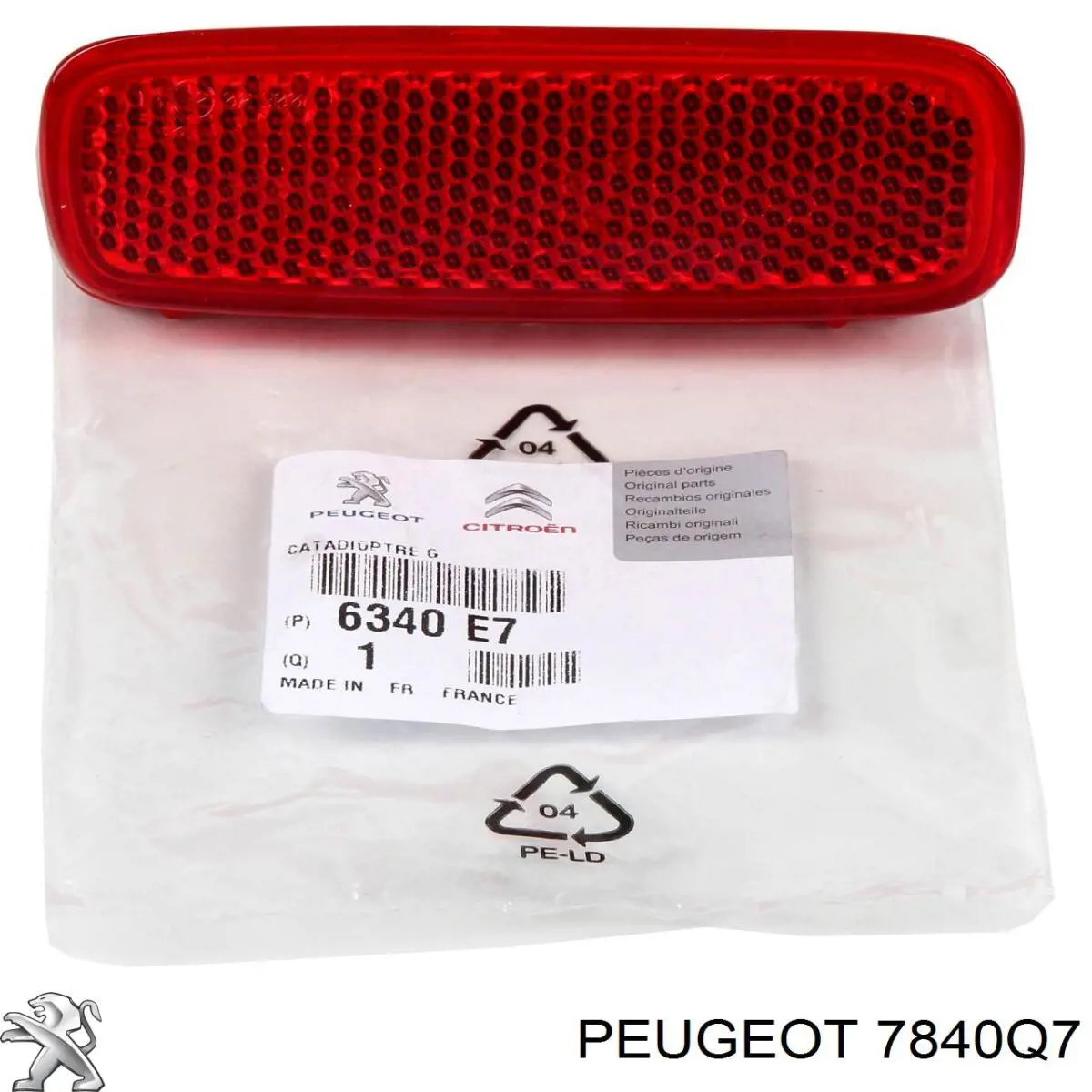 Pára-lama dianteiro esquerdo Peugeot/Citroen 7840Q7 preço, a partir de 81,86 USD