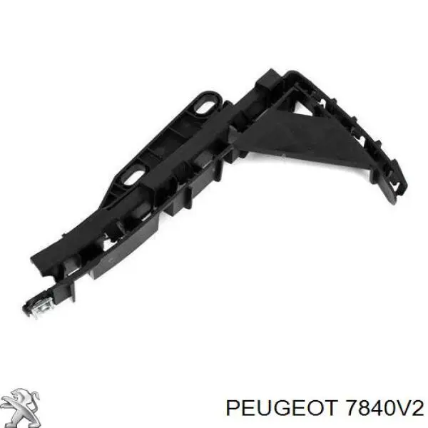 7840V2 Peugeot/Citroen Consola dianteira de fixação do pára-lama dianteiro esquerdo