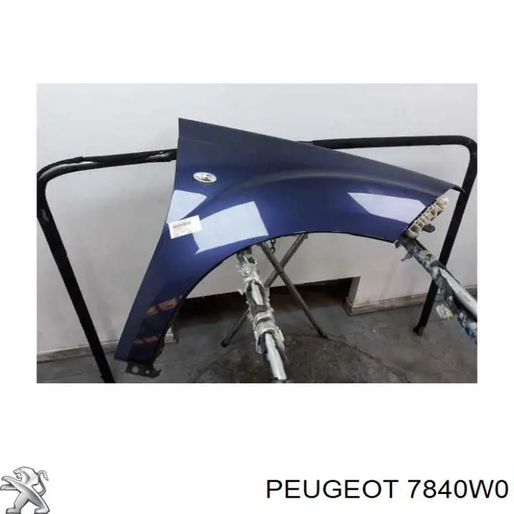 7840W0 Peugeot/Citroen Pára-lama dianteiro direito