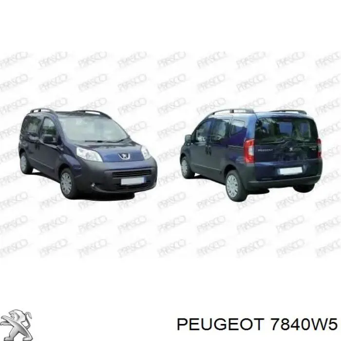 Compre 7840W5 Peugeot/Citroen Pára-lama dianteiro esquerdo