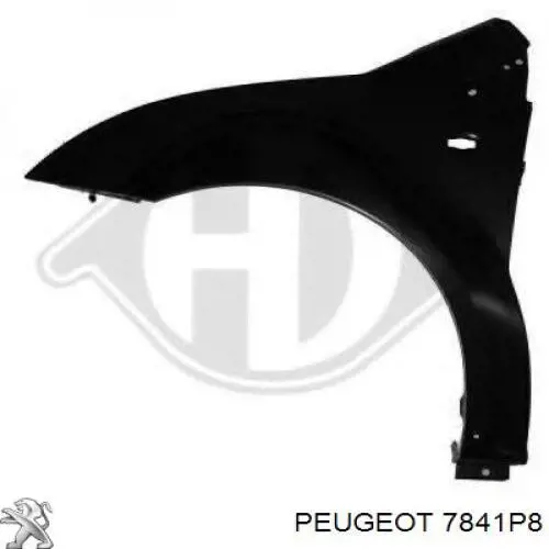 Pára-lama dianteiro direito Peugeot/Citroen 7841P8 preço, a partir de 87,61 USD