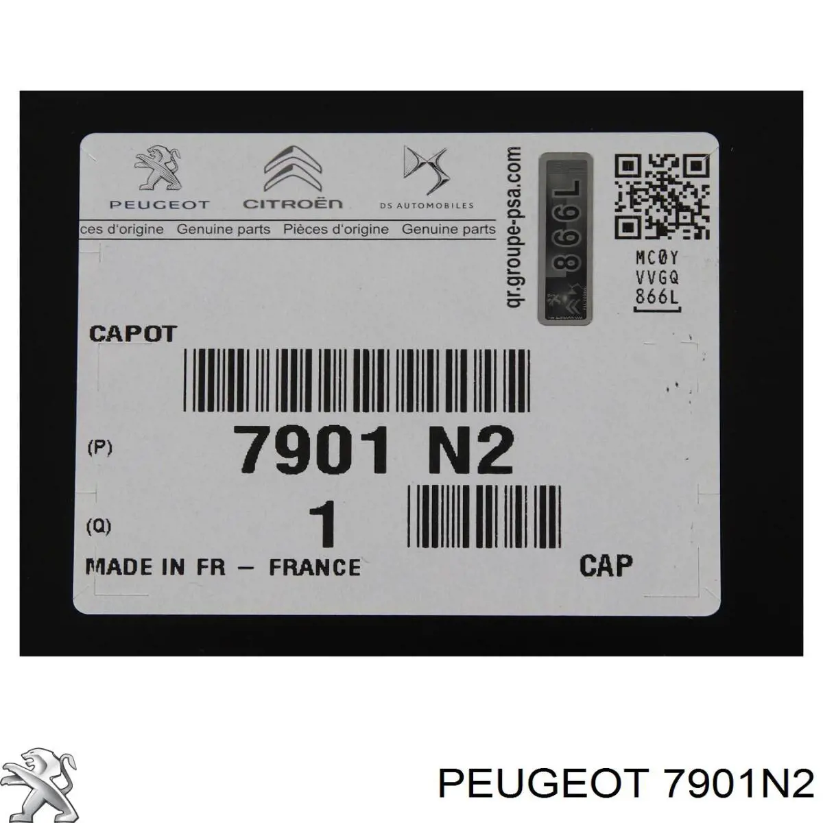 Capota Peugeot/Citroen 7901N2 preço, a partir de 119,39 USD
