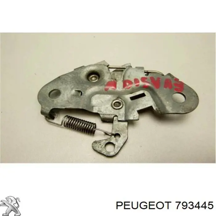 Fecho da capota para Citroen Jumpy I BS, BT, BY, BZ