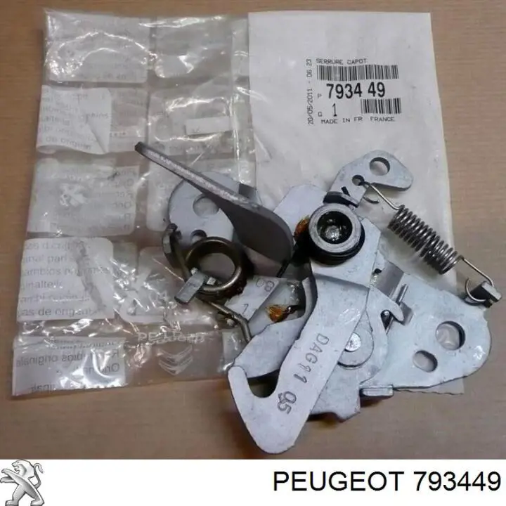 793449 Peugeot/Citroen Fecho da capota