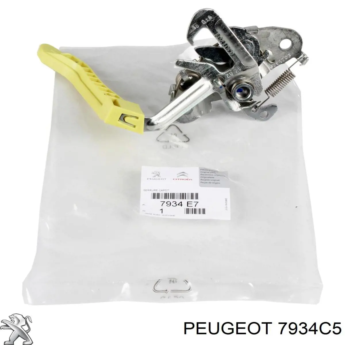 7934C5 Peugeot/Citroen Fecho da capota