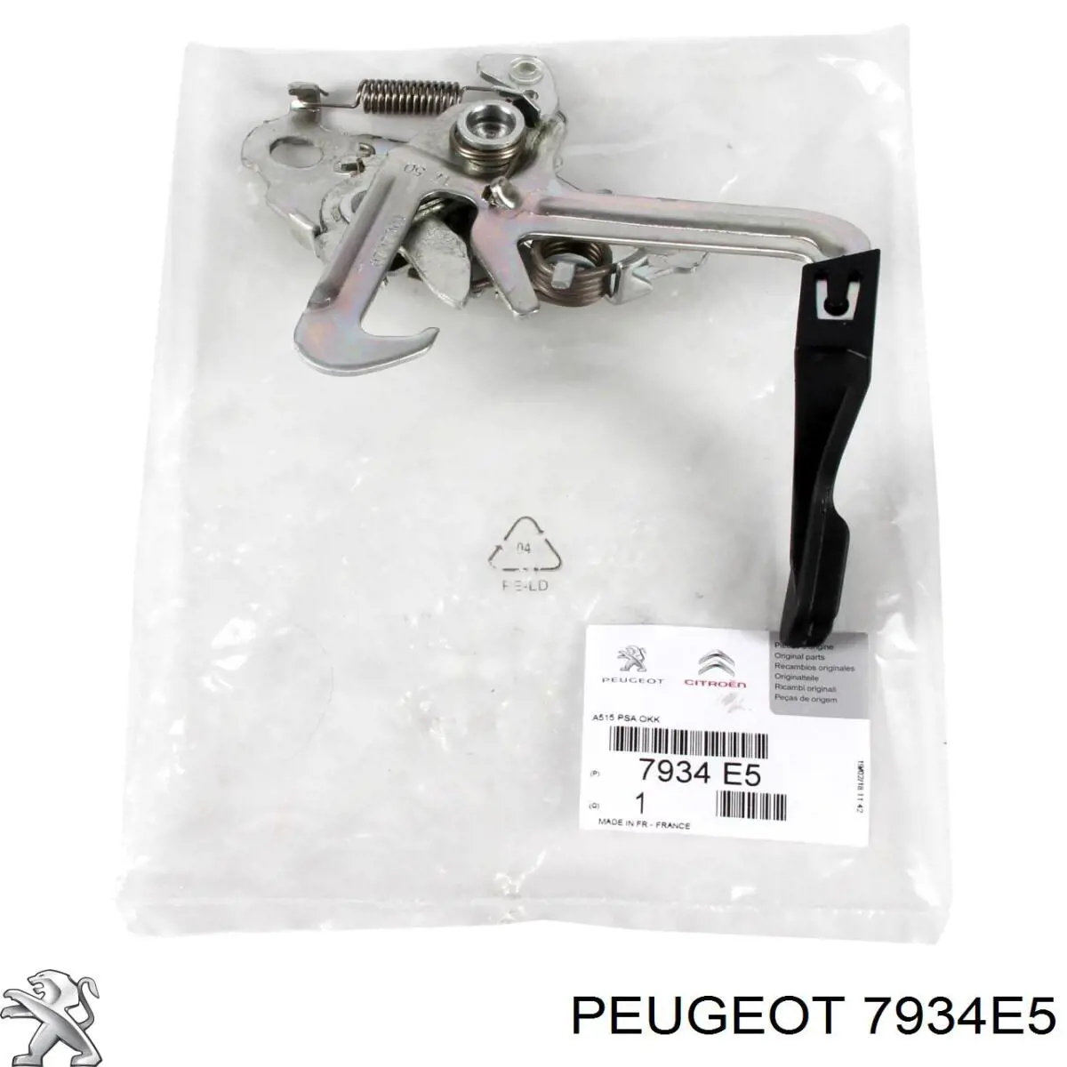 7934E5 Peugeot/Citroen Fecho da capota