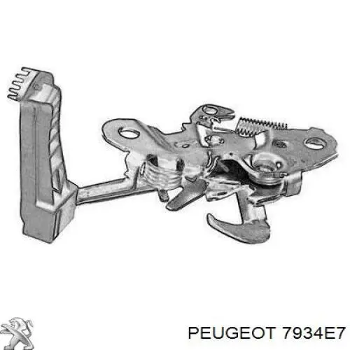Fecho da capota Peugeot/Citroen 7934E7 preço, a partir de 10,04 USD