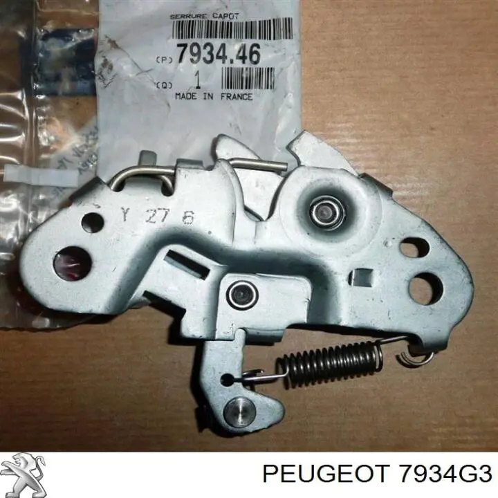 7934G3 Peugeot/Citroen Lingueta de abertura da capota