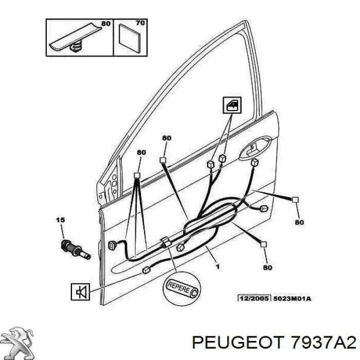  Peugeot/Citroen 7937A2 preço, a partir de 4,75 USD