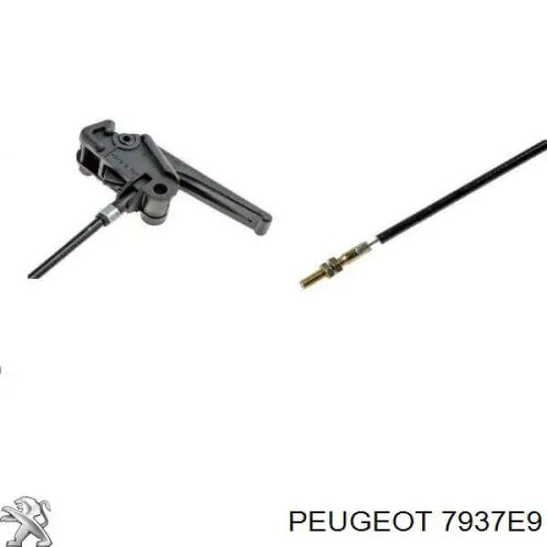 Cabo de abertura da capota Peugeot/Citroen 7937E9 preço, a partir de 18,15 USD