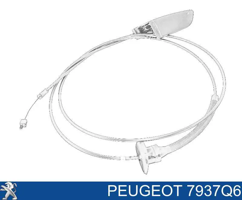 7937Q6 Peugeot/Citroen Cabo de abertura da capota