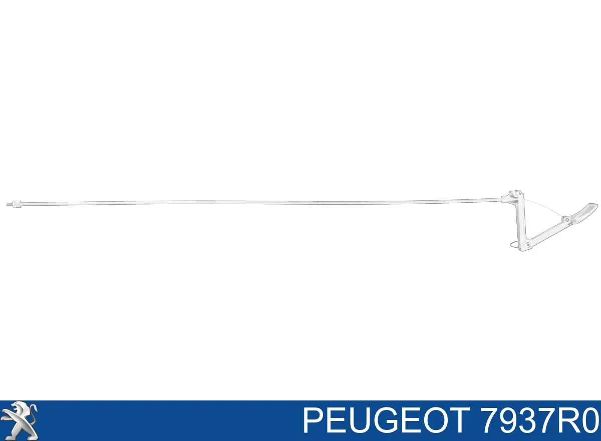7937R0 Peugeot/Citroen Cabo dianteiro de abertura da capota