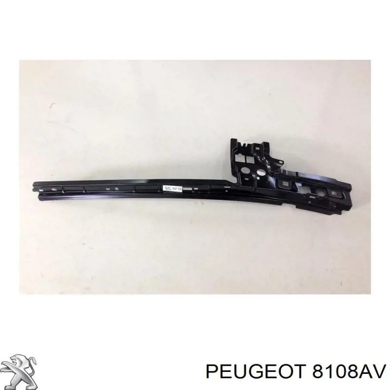 8108AV Peugeot/Citroen Placa sobreposta externa dianteira esquerda de suporte de carroçaria