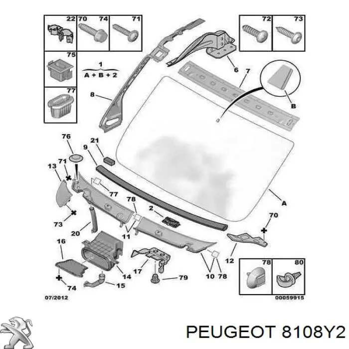 Placa sobreposta externa dianteira direita de suporte de carroçaria Peugeot/Citroen 8108Y2 preço, a partir de 143,10 USD