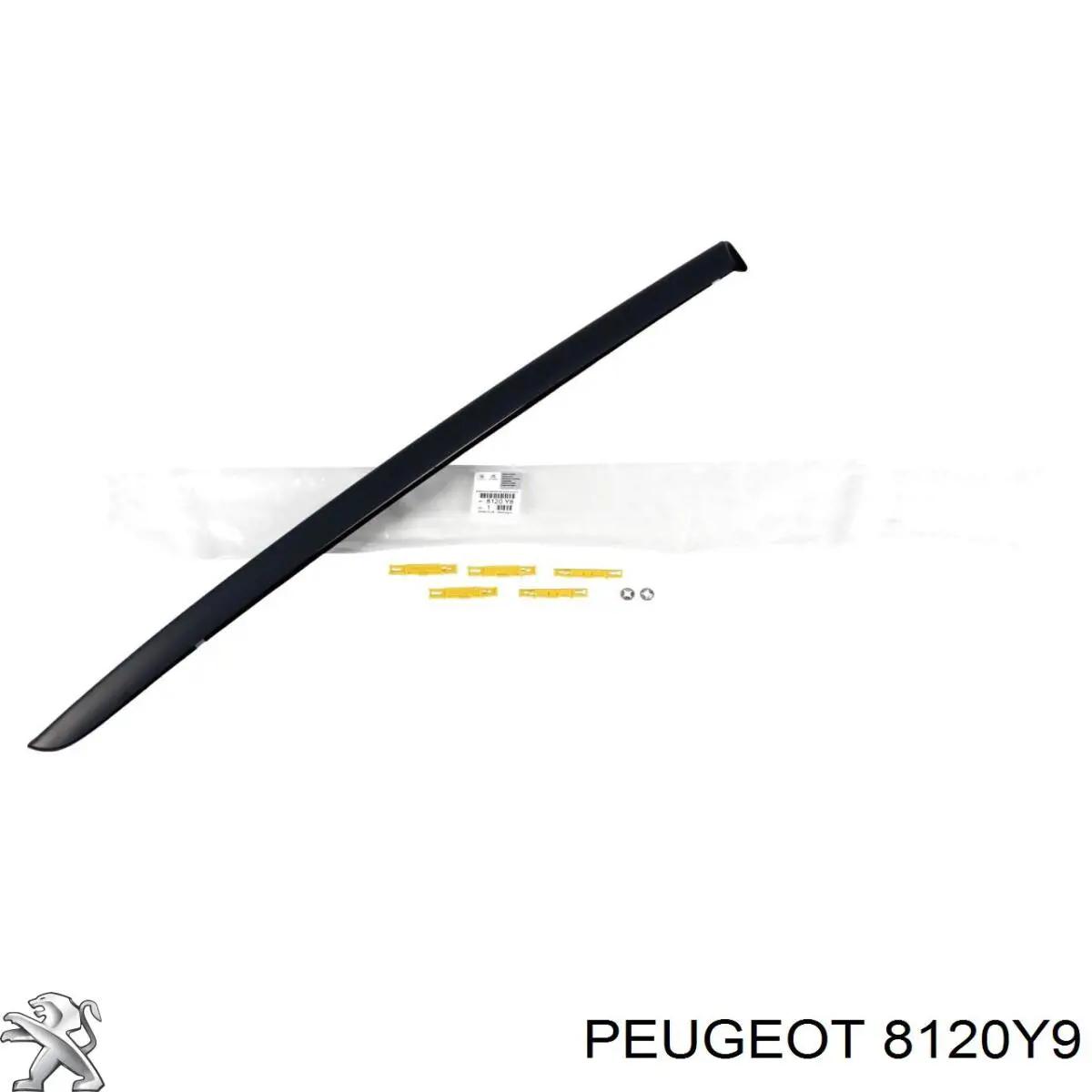 Compre 8120Y9 Peugeot/Citroen Moldura esquerda de pára-brisas