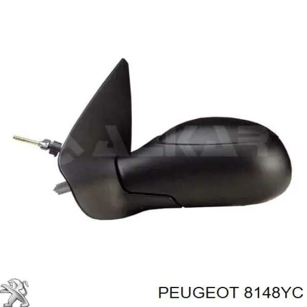 Espelho de retrovisão esquerdo Peugeot/Citroen 8148YC preço, a partir de 42,93 USD