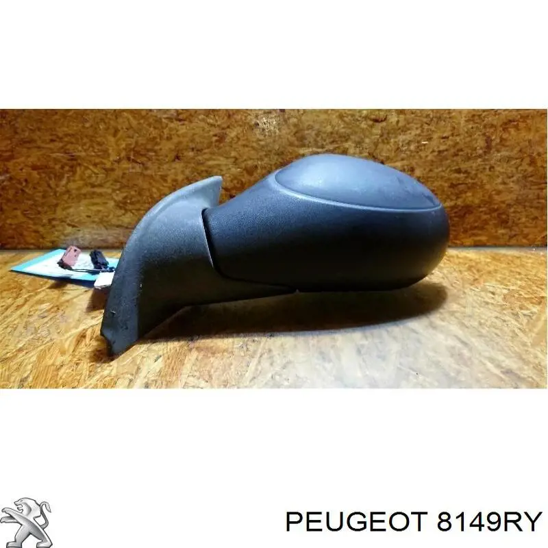 8149RY Peugeot/Citroen Espelho de retrovisão esquerdo