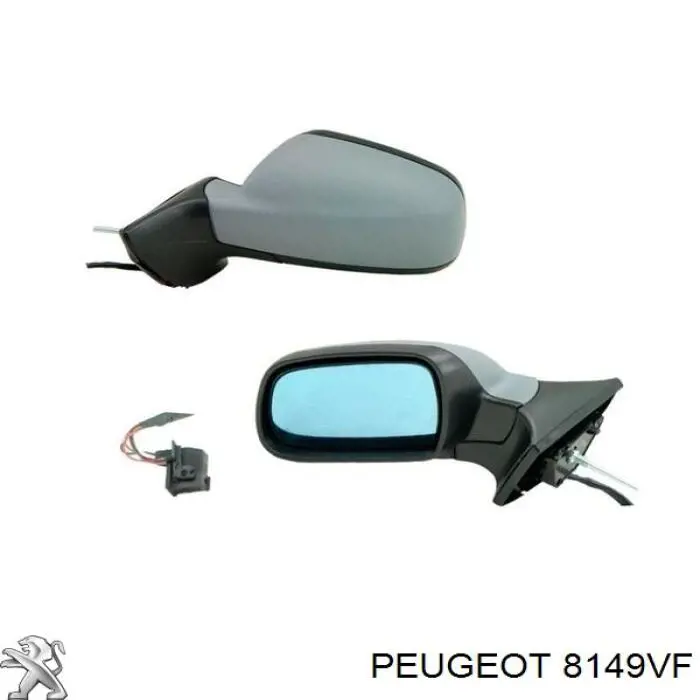 Compre 8149VF Peugeot/Citroen Espelho de retrovisão esquerdo