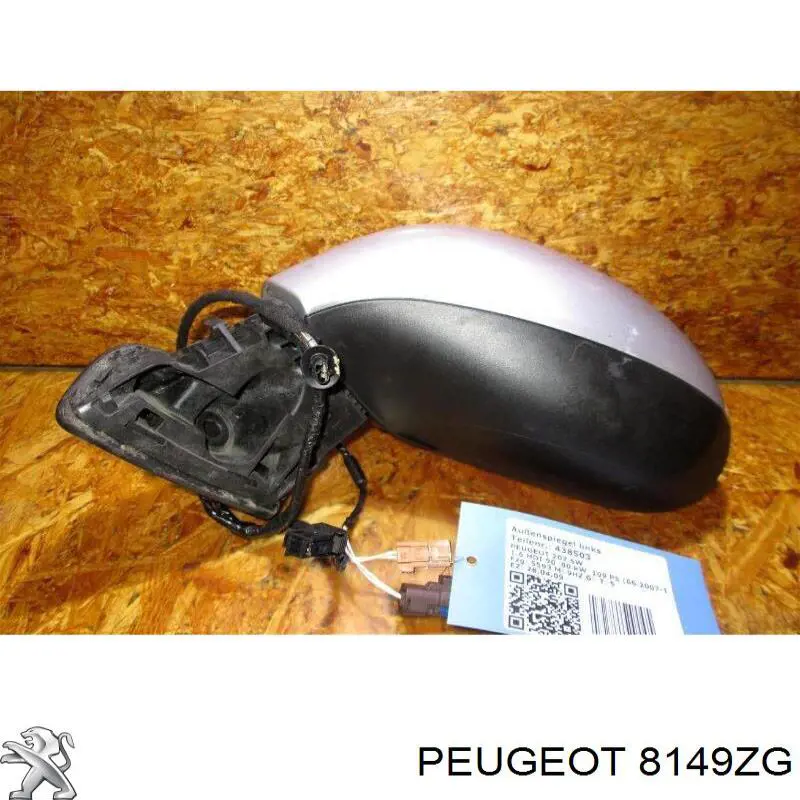 Compre 8149ZG Peugeot/Citroen Espelho de retrovisão esquerdo