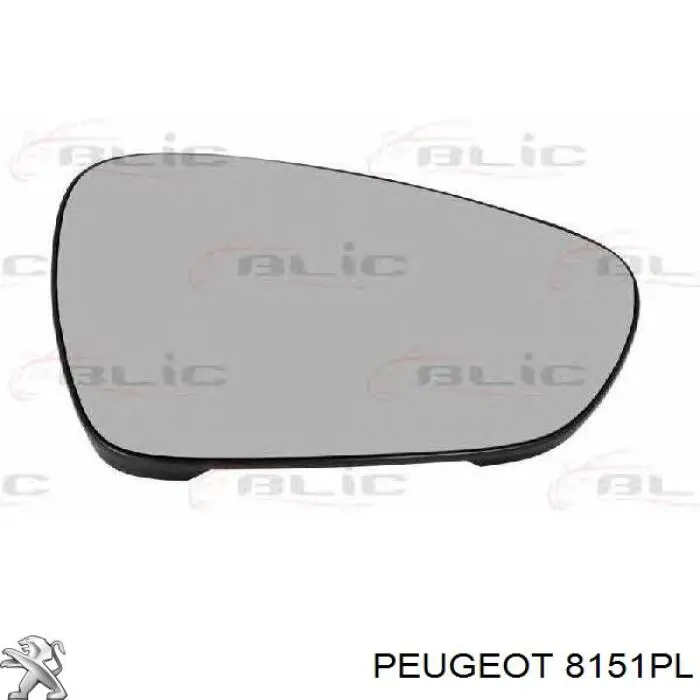 Elemento espelhado do espelho de retrovisão direito Peugeot/Citroen 8151PL preço, a partir de 22,05 USD