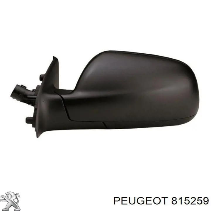 Compre 815259 Peugeot/Citroen Placa sobreposta (tampa) do espelho de retrovisão esquerdo