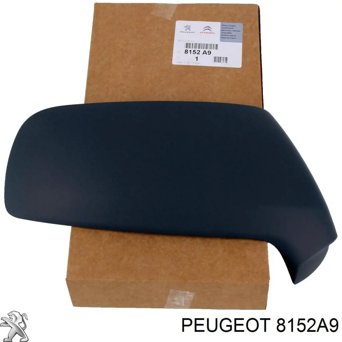 Compre 8152A9 Peugeot/Citroen Placa sobreposta (tampa) do espelho de retrovisão direito