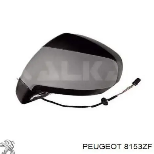 Compre 8153ZF Peugeot/Citroen Espelho de retrovisão direito
