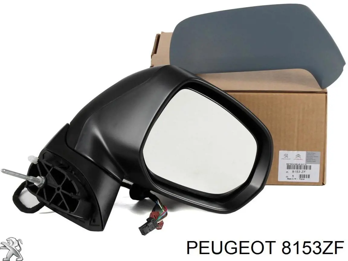 Espelho de retrovisão direito Peugeot/Citroen 8153ZF preço, a partir de 170,26 USD